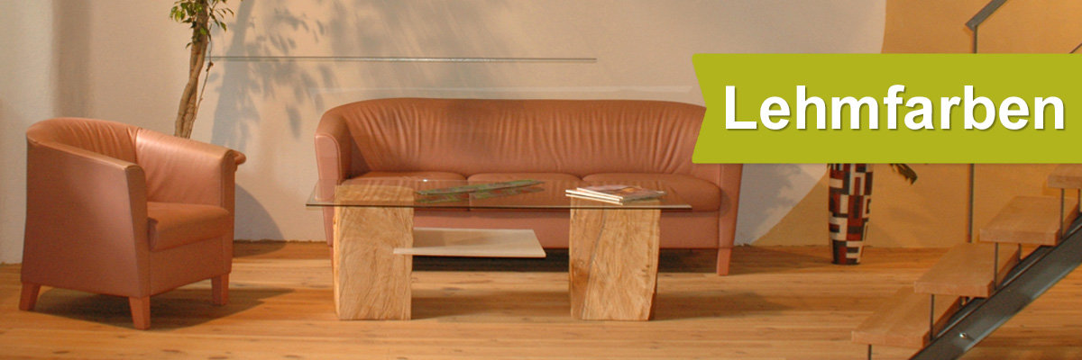 Bild von einem Sofa, von Volvox Lehmfarbe