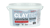 CLAYTEC Lehmfarbe Reinweiß 10 l, verarbeitungsfertig