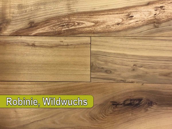 Woodline Robinie Wildwuchs, geschliffen, 4-gefast, 2,0 x 13 x 35 - 200 cm, farblos behandelt