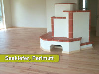 Woodline Seekiefer Perlmutt, geschliffen, 4-gefast, 2,0 x 15 x 45 - 190 cm, farbig behandelt