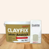 CLAYFIX Lehm Anstrich: Alma-Weiss