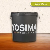 YOSIMA Lehm-Designputz - Alma-Weiss