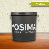 YOSIMA Lehm-Designputz - Alt-Weiss