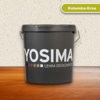 YOSIMA Lehm-Designputz - Kolumba-Grau