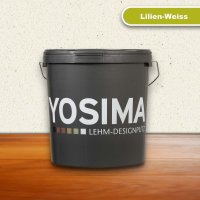 YOSIMA Lehm-Designputz - Lilien-Weiss