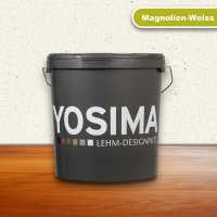 YOSIMA Lehm-Designputz - Magnolien-Weiss