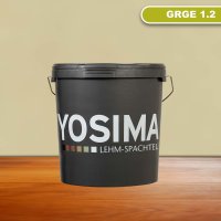 YOSIMA Lehm-Farbspachtel: GRGE 1.2