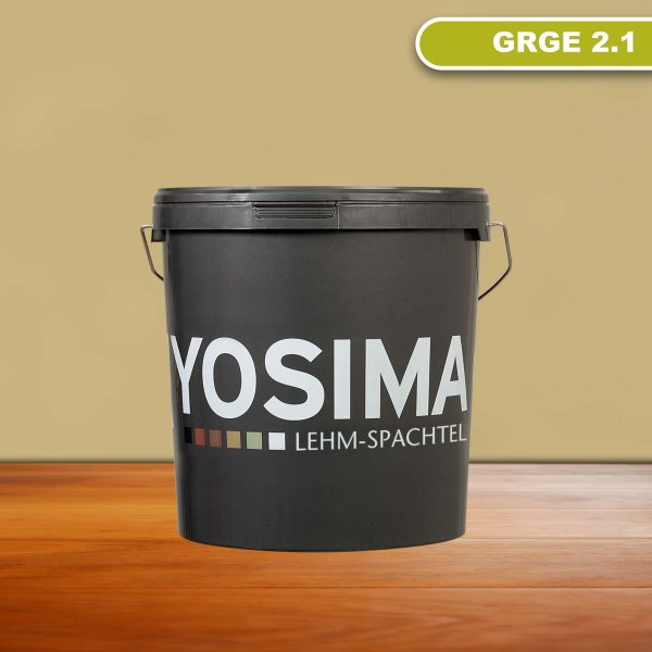 YOSIMA Lehm-Farbspachtel: GRGE 2.1