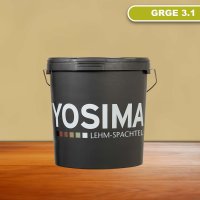 YOSIMA Lehm-Farbspachtel: GRGE 3.1