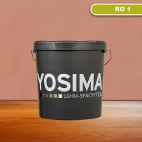 YOSIMA Lehm-Farbspachtel: RO 1