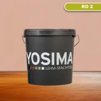 YOSIMA Lehm-Farbspachtel: RO 2