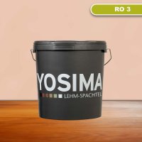 YOSIMA Lehm-Farbspachtel: RO 3